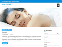 Tablet Screenshot of healthdarts.com